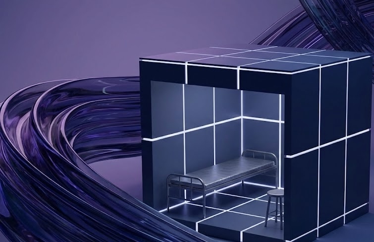 Minimal geometric prison cell